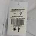 Chemise de police espagnole authentique, chemise militaire grise à manches courtes, NEUF