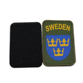 Véritable patch de l'armée suédoise Boucle de vêtement et capuche Trois couronnes militaires suédoises