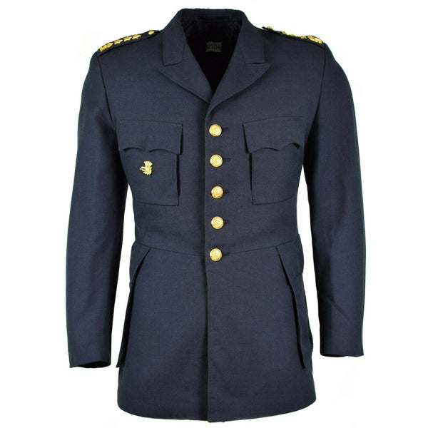 Genuine Swedish army infantry blue parade uniform Sweden military dress jacket - GoMilitar