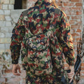 Véritable sac à dos de l'armée suisse Sac à dos de sniper Alpen Camo avec bretelles