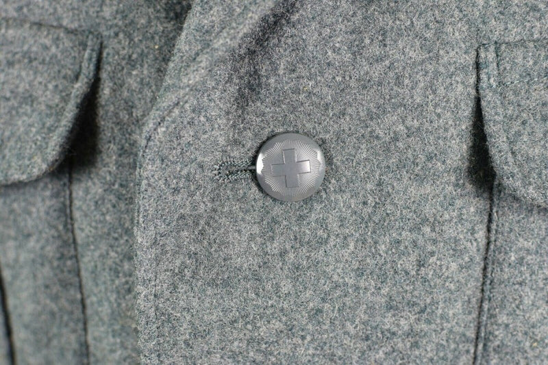 Echt Zwitserse leger wollen jas Zwitserland Zwitserland Militair probleem Surplus uniform grijs