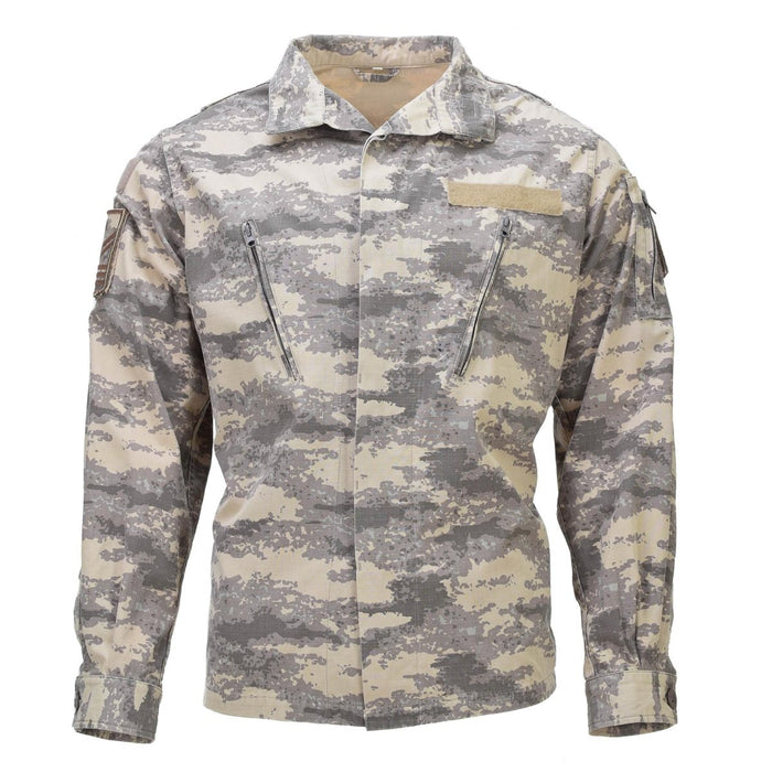 Véritable veste d'uniforme originale turque RipStop coudes renforcés M2021 Camo - GoMilitar