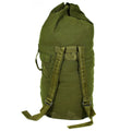 Véritable sac de sport de l'armée américaine, grand sac militaire vert olive, sac de mer en toile