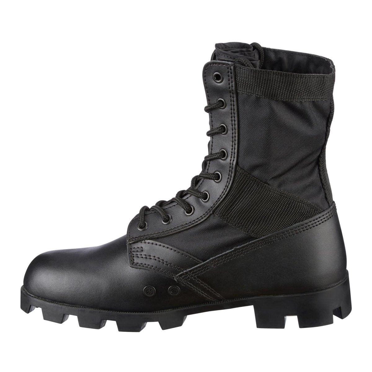 Véritables bottes de combat militaires PANAMA en cuir noir de l'armée américaine Jungle NEUF
