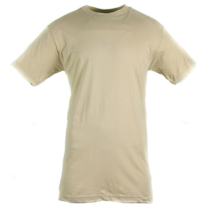 Origineel Amerikaans leger T-shirt Kaki gekamd katoenen shirt korte mouwen militair NIEUW - GoMilitar