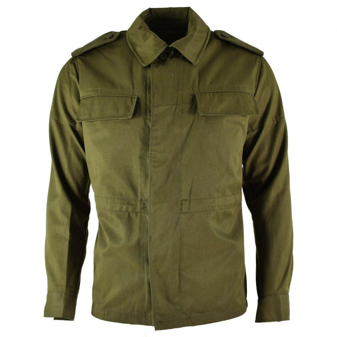 Veste de campagne vintage authentique de l'armée tchèque M85 militaire vert olive militaire CZ