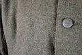 Véritable veste d'uniforme en laine de l'armée suédoise vintage de la Seconde Guerre mondiale M39 gris militaire des années 1940