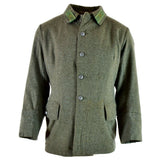 Véritable veste d'uniforme en laine de l'armée suédoise vintage de la Seconde Guerre mondiale M39 gris militaire des années 1940