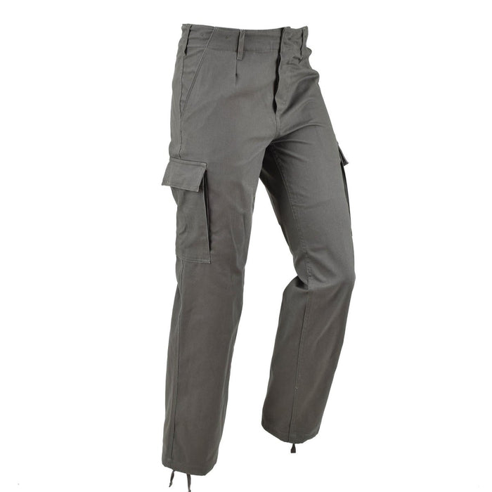 Duitse militaire broek in moleskin-stijl olijfkleurige gevechtsuniformbroek replica NIEUW - GoMilitar