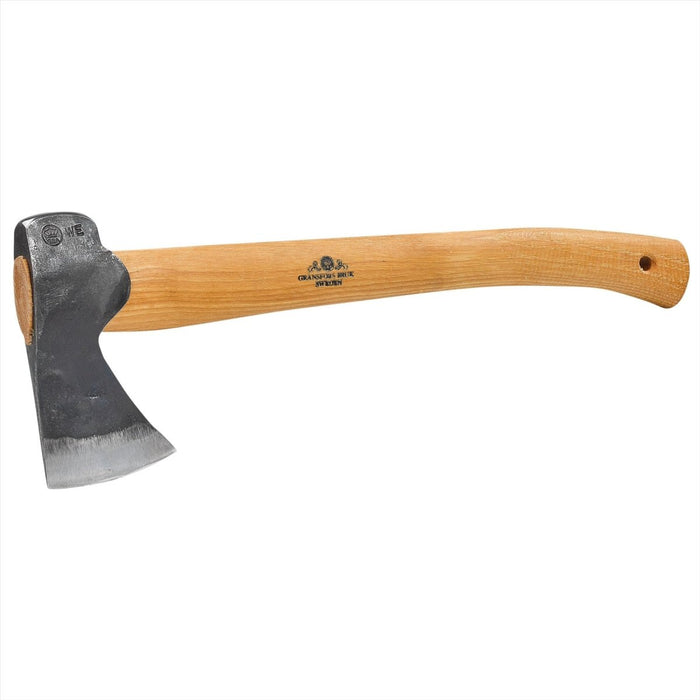 Hachette de chasseur Gransfors Bruk, manche poli, bois de chauffage forgé fin de 48 cm - GoMilitar