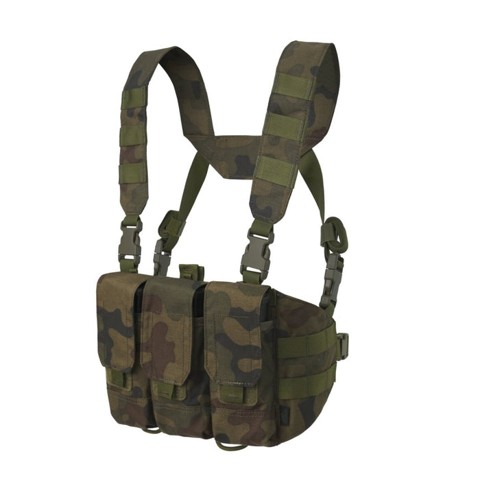 Helikon - Tex Chicom Tactique Chest Rig Réglable Harrnes Woodland Camo - GoMilitar
