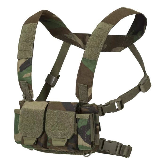 Helikon - Tex Competition Tactique Chest Rig VIS Compatible Woodland Camo - GoMilitar