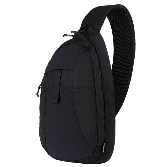 Helikon-Tex EDC Sling Backpack 6,5L in zwart Cordura nylon met gewatteerde riem en meerdere compartimenten met ritssluiting