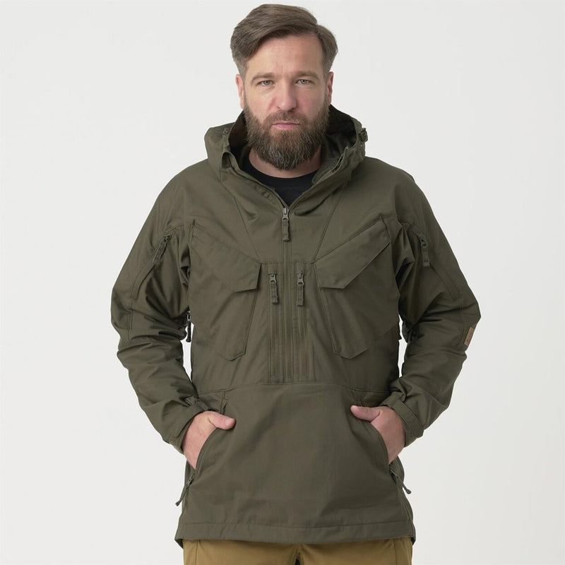 Helikon - Tex Piligrim Anorak Jacket Fire Resistance Quick Dry Waxable Bushcraft - GoMilitar