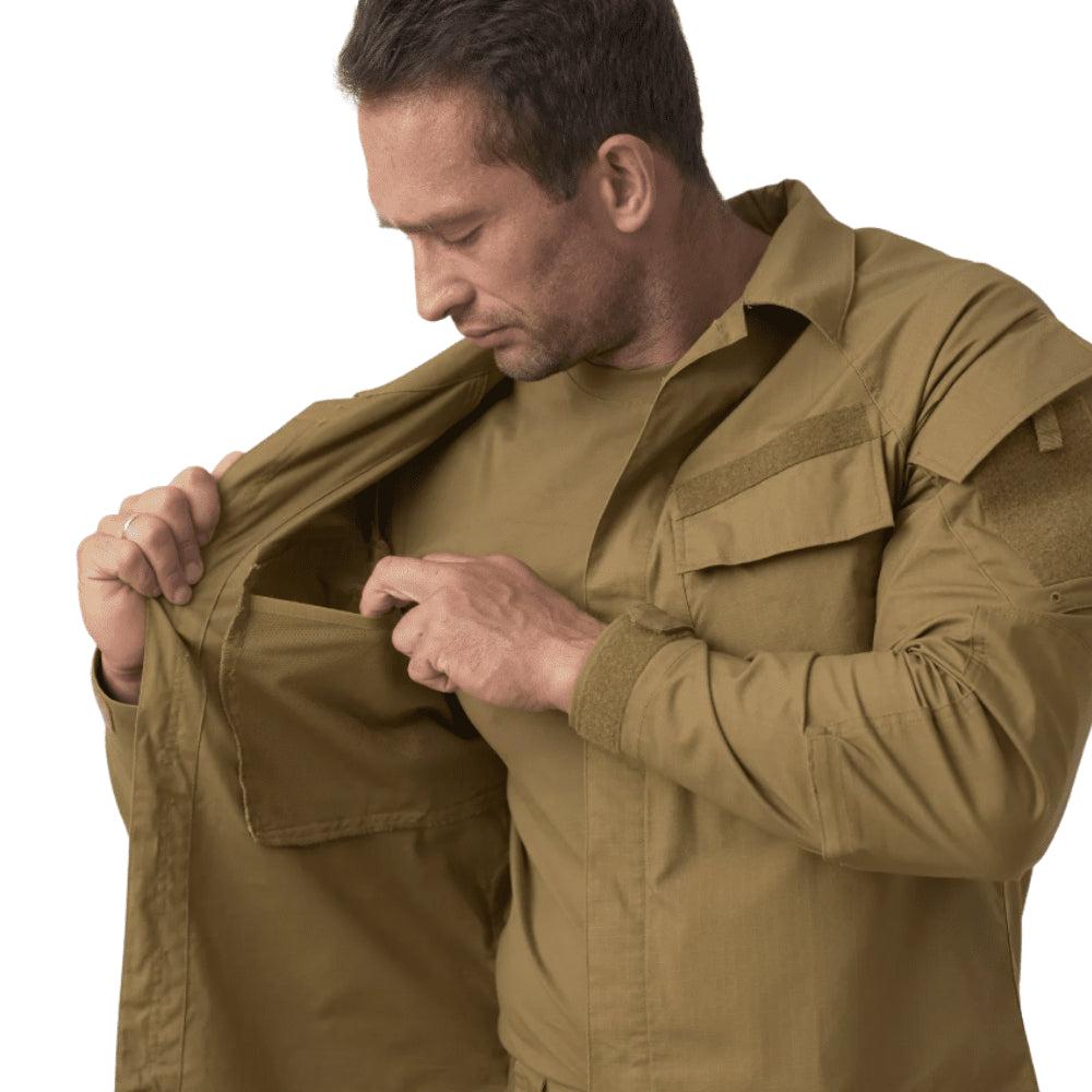 Helikon-tex raid shirt tactische versterkte ellebogen ventilatie manchet aanpassing