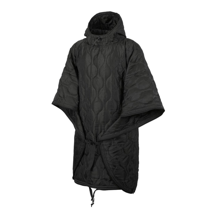 Helikon - Tex SWAGMAN ROLL Basic Poncho Dikke wintervulling Deken Quilt Zwart - GoMilitar