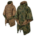 Poncho roulé Helikon-Tex Swagman avec capuche et protection contre la pluie légère pour hamac