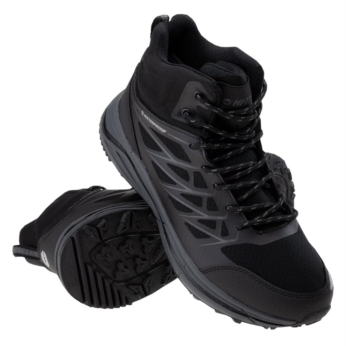 HI-TEC Hewila MID WP Bottes Tactiques Respirantes Et ImperméAbles Bout Renforcé Noir