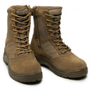 HI-TEC Hiking boots Magnum Centurion 8.0 Coyote tactical footwear side zip NEW - GoMilitar