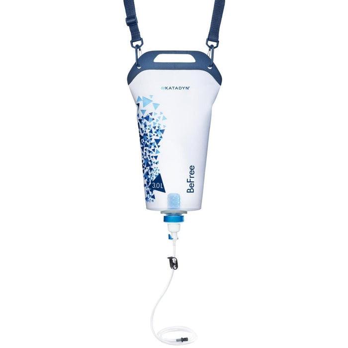 Filtre à eau Katadyn BeFree Gravity 3L avec poche d'hydratation et tuyau à dégagement rapide pour la purification de l'eau en extérieur