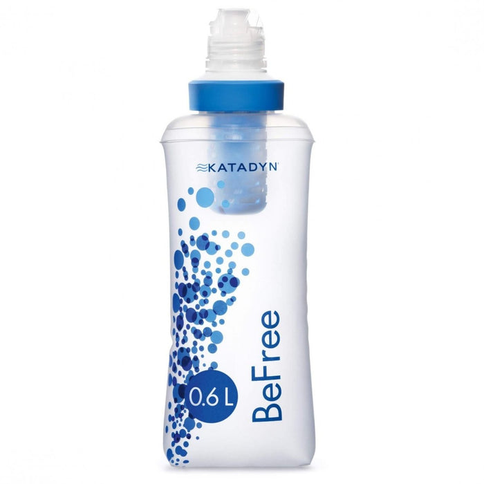 Bouteille d'eau pliable Katadyn BeFree 0,6 L avec filtration à membrane EZ-Clean pour la purification extérieure