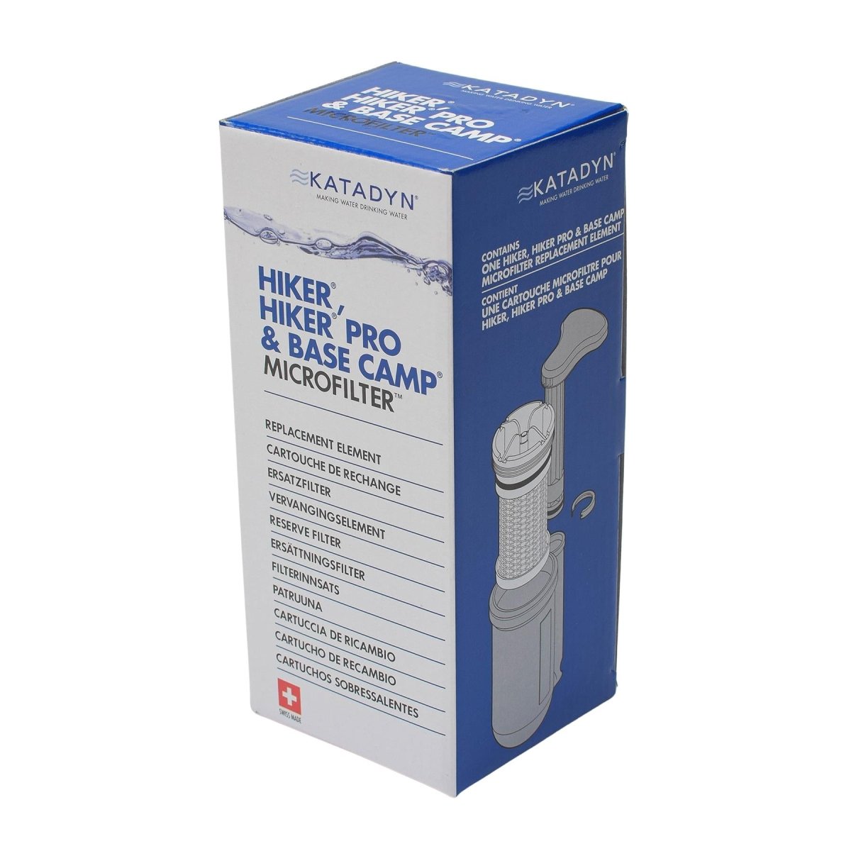 Katadyn Hiker Pro Water Filter Cartridge vervangingsset Originele langdurige langdurige