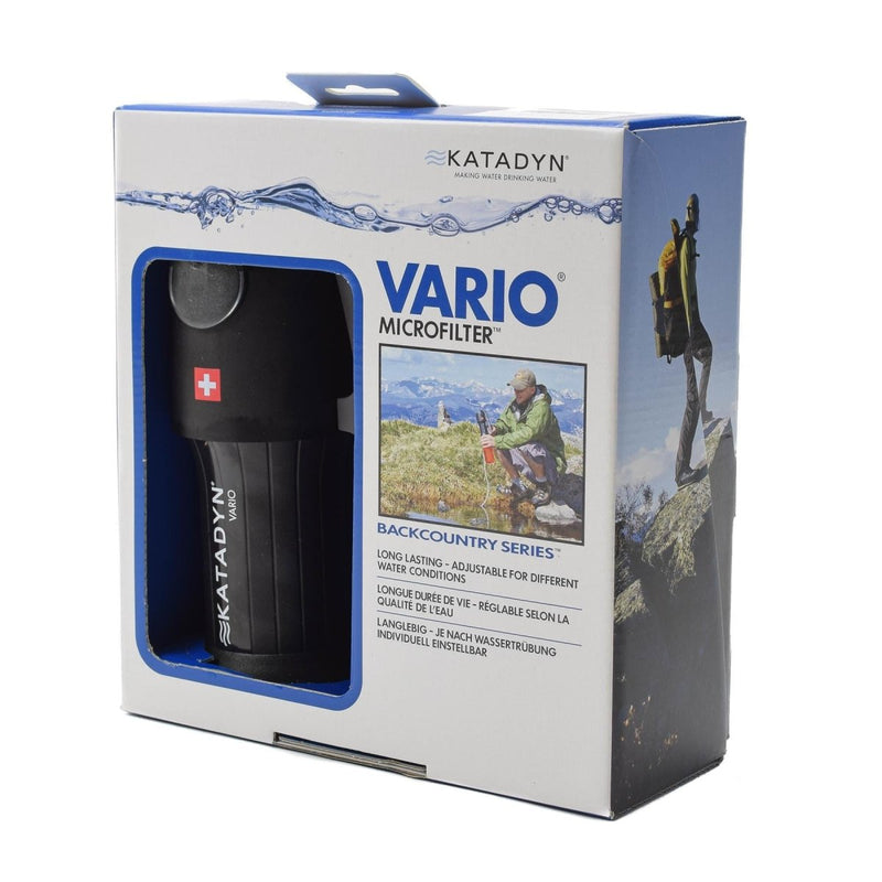 Filtre à eau Katadyn Vario Purification d'urgence longue durée pour camping de qualité supérieure