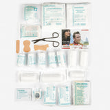 Leina-Werke Kit de premiers secours 43 pièces, grand kit de survie d'urgence en camping et en voyage