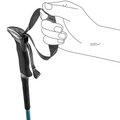 LEKI Makalu Lite AS Trekking Poles Paire de bâtons de randonnée antichocs réglables 100-135 cm