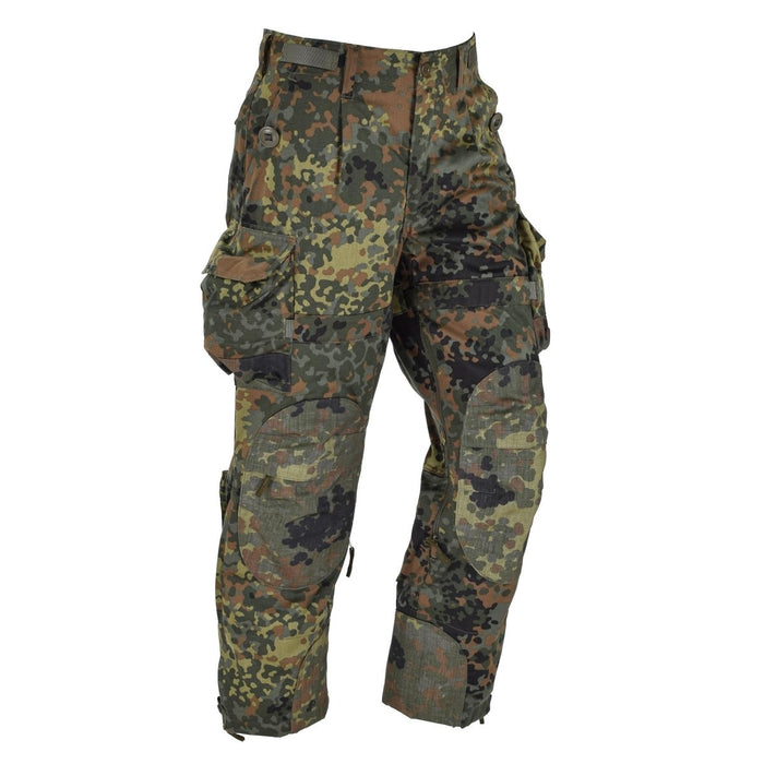 Leo Kohler KBS Flecktarn camouflage tactische broek versterkte broek troepengevecht - GoMilitar