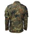 Veste tactique de combat militaire légère Leo Kohler, motif camouflage flecktarn