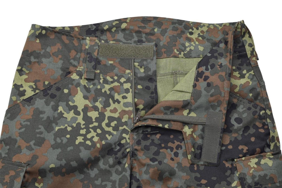 Leo Kohler Militaire tactische broek Verken Flecktarn Camo hogere taille broek