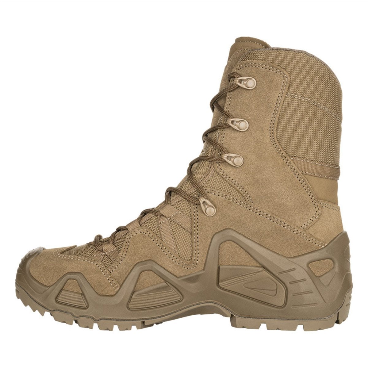 LOWA Zephyr GTX HI TF Bottes tactiques imperméables et respirantes avec support Coyote