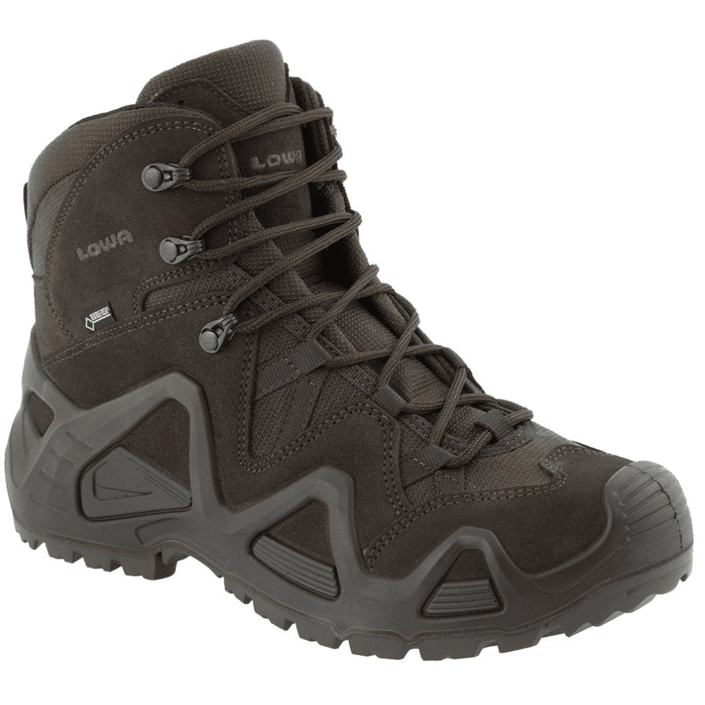 Lowa Zephyr GTX Mid TF tactische laarzen waterdicht gewatteerde schacht donkerbruin