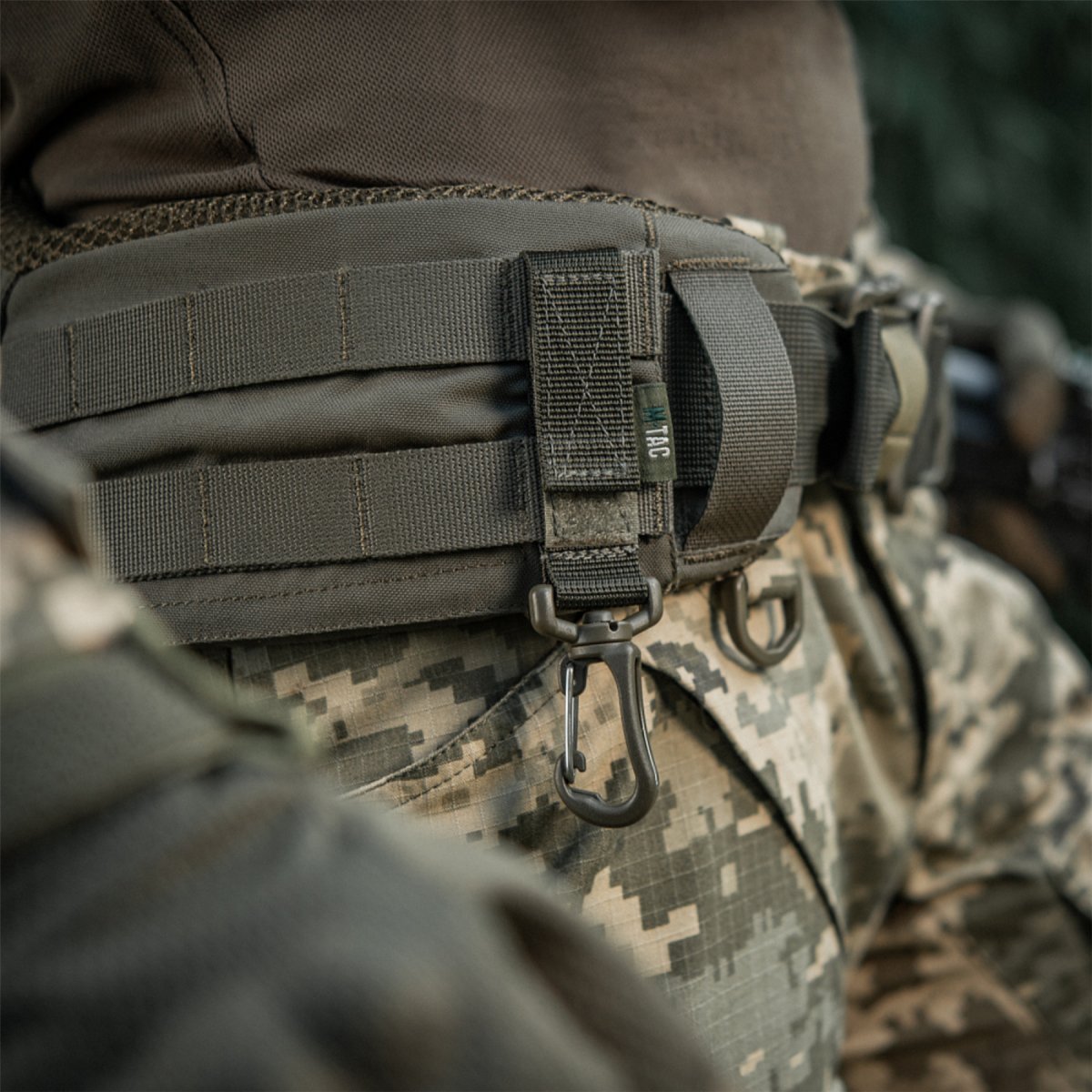 M-TAC Mousqueton Attache MOLLE Interface Murdlock Sling Équipement Tactique Olive