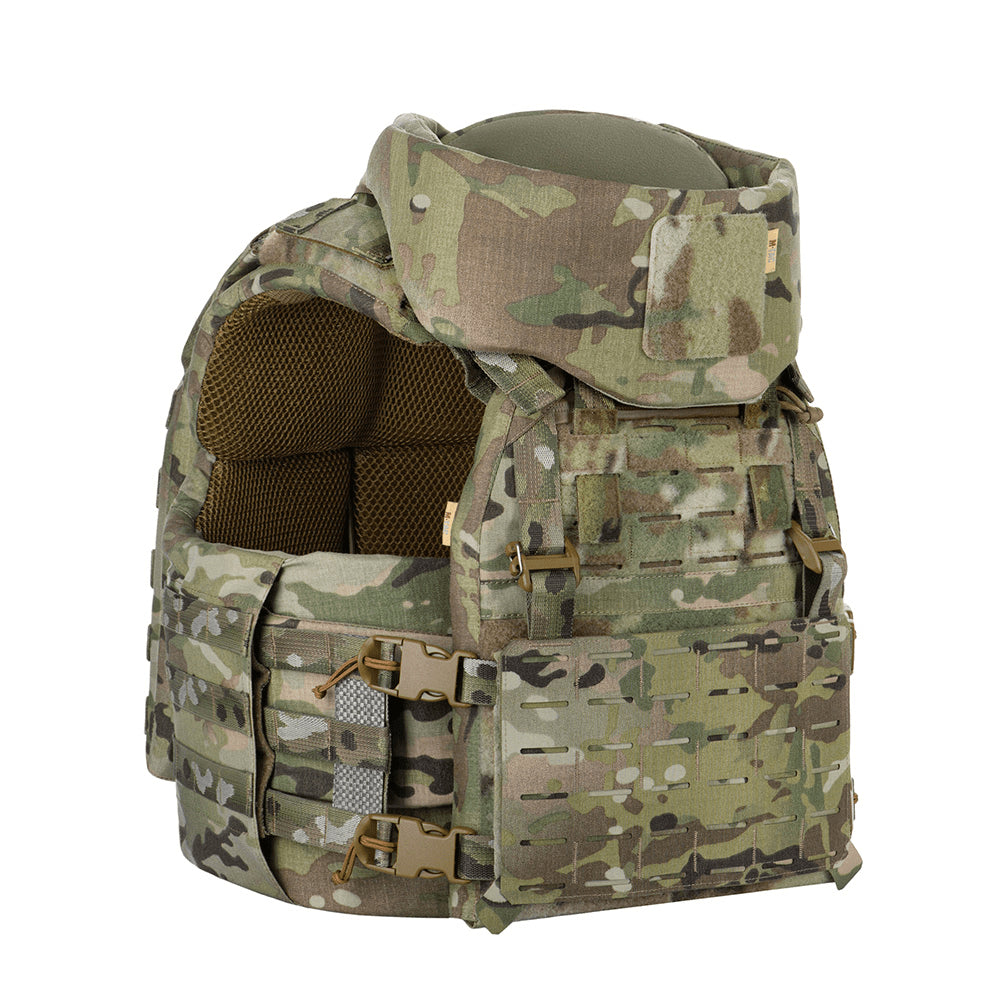 M-TAC Corset Elite porte-plaque tactique MOLLE à dégagement rapide MTP camouflage