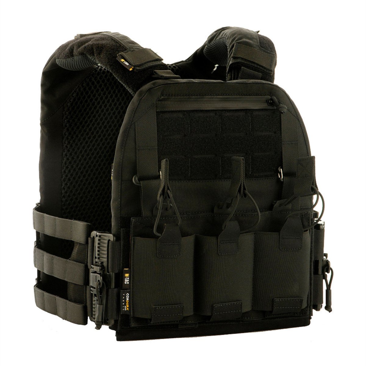 M-TAC Cuirass QRS Tactische Plaatdrager Cordura Quick Release-systeem Zwart