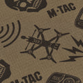M-TAC microfleece nekbeschermer drone-patroon tactische buitensjaal bruin