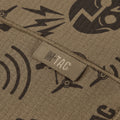 M-TAC microfleece nekbeschermer drone-patroon tactische buitensjaal bruin