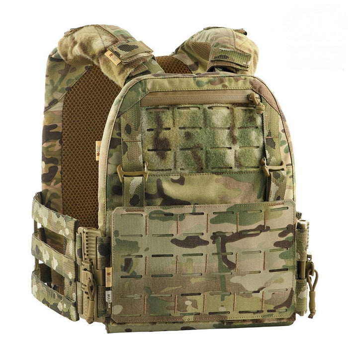 M - TAC Militaire Plate Carrier Vest tactische quick-release mag-zakjes Multicamo - GoMilitar