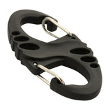 M-TAC S-Hook Tactische Karabijnhaak Lichtgewicht Utility Gear Clip Hook Zwart