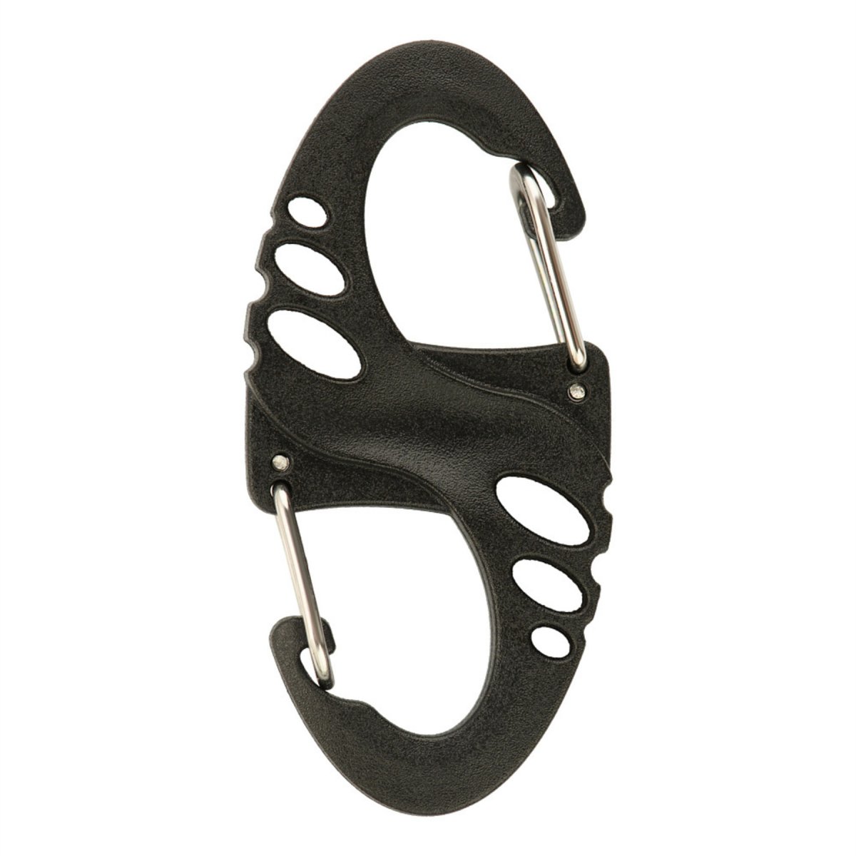 M-TAC S-Hook Mousqueton Tactique Léger Utilitaire Gear Clip Crochet Noir