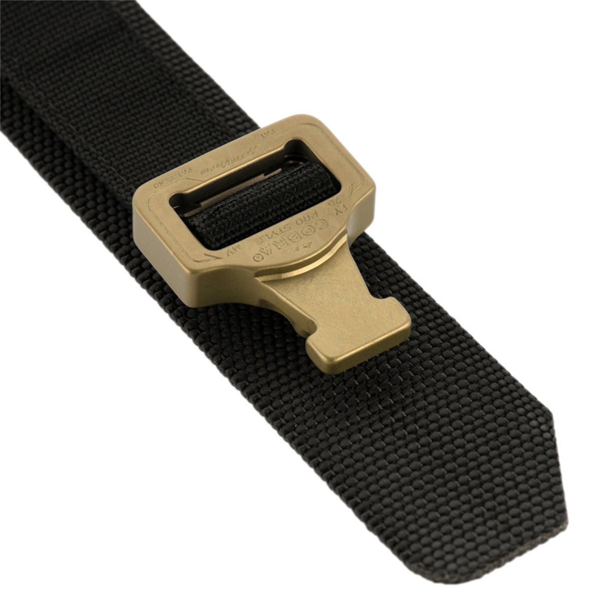 M-TAC Tactische riem COBRA aluminium gesp Heavy Duty verstelbaar zwart