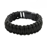 Bracelet paracorde tactique M-TAC, cordon tactique de survie pour l'extérieur, 3m, noir