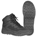 Black waterproof Magnum HI-TEC Ultima 6.0 hiking boots with durable outsole and padded high ankle support