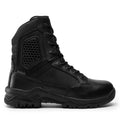 Bottes de combat Magnum Strike Force 8.0 en cuir, chaussures de randonnée tactiques noires