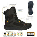 Bottes de combat imperméables Magnum Ultima 8.0, chaussures de randonnée légères et de trek noires