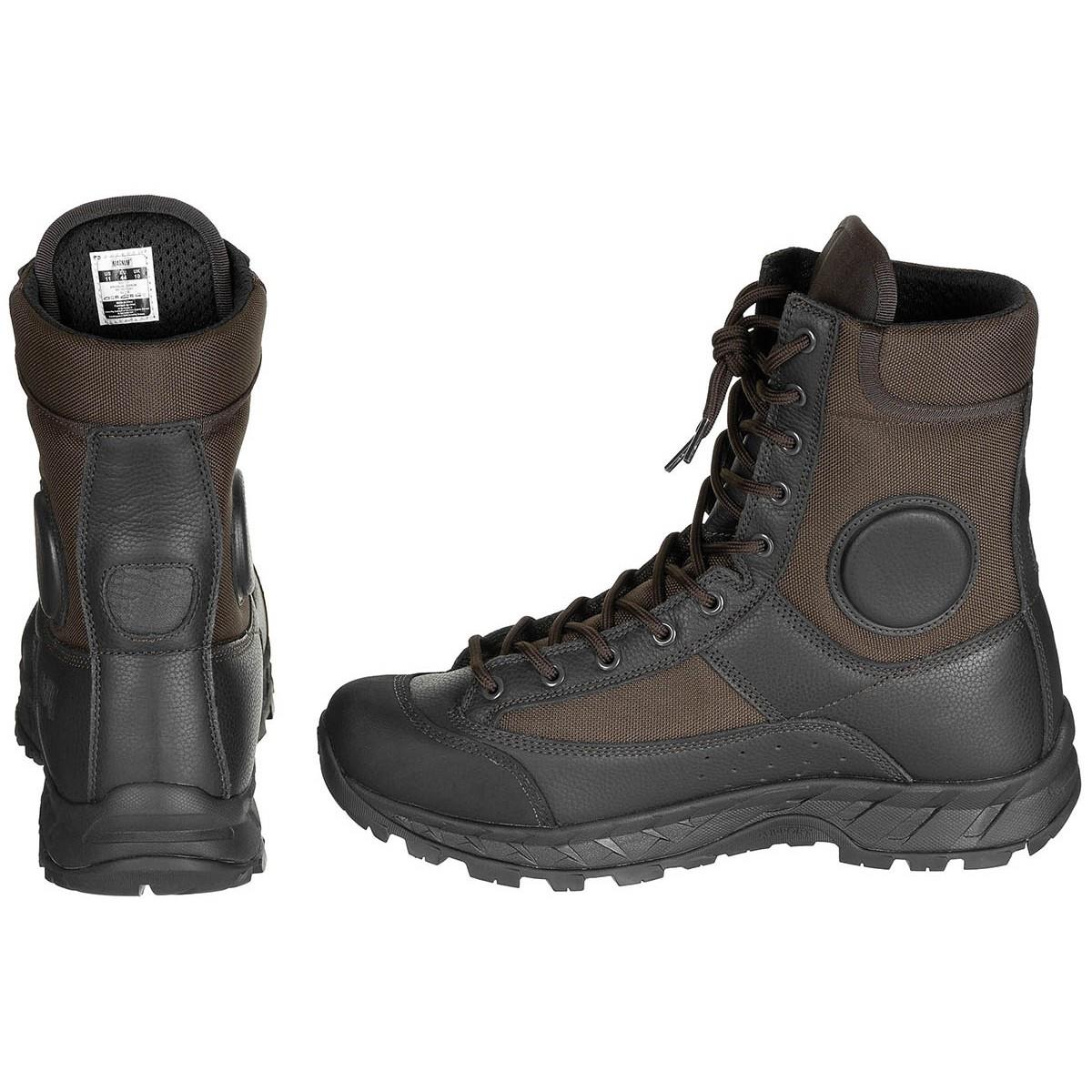 Magnum Zekrom Bottes de combat tactiques absorbant les chocs avec support de cheville Marron