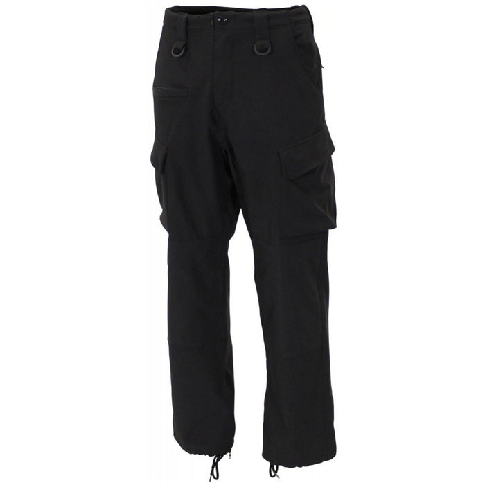 Pantalon d'hiver MFH Allround Softshell 3 couches imperméable et respirant noir - GoMilitar