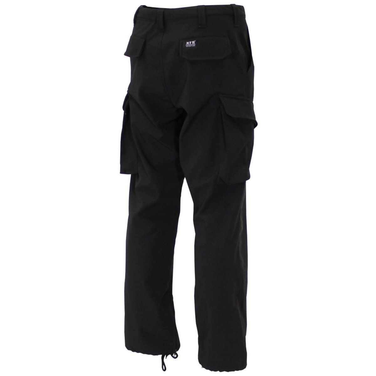 MFH Pantalon d'hiver Allround Softshell 3 couches imperméable et respirant noir